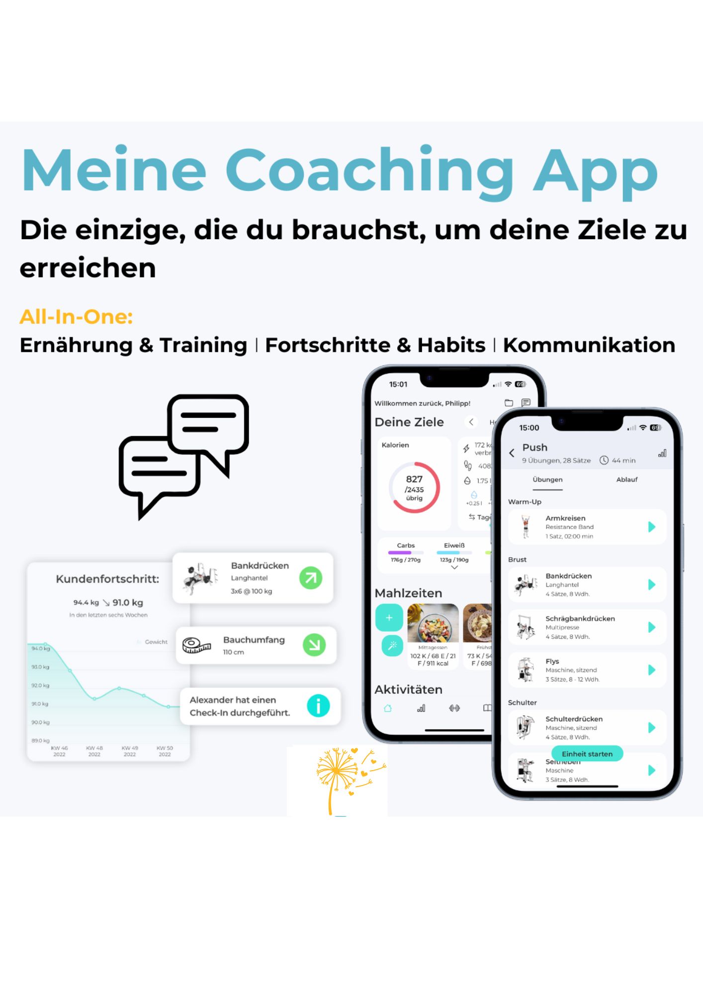 alt="Ernährungscoaching App zur Unterstützung der Ernährungsberatung in Bergkamen"