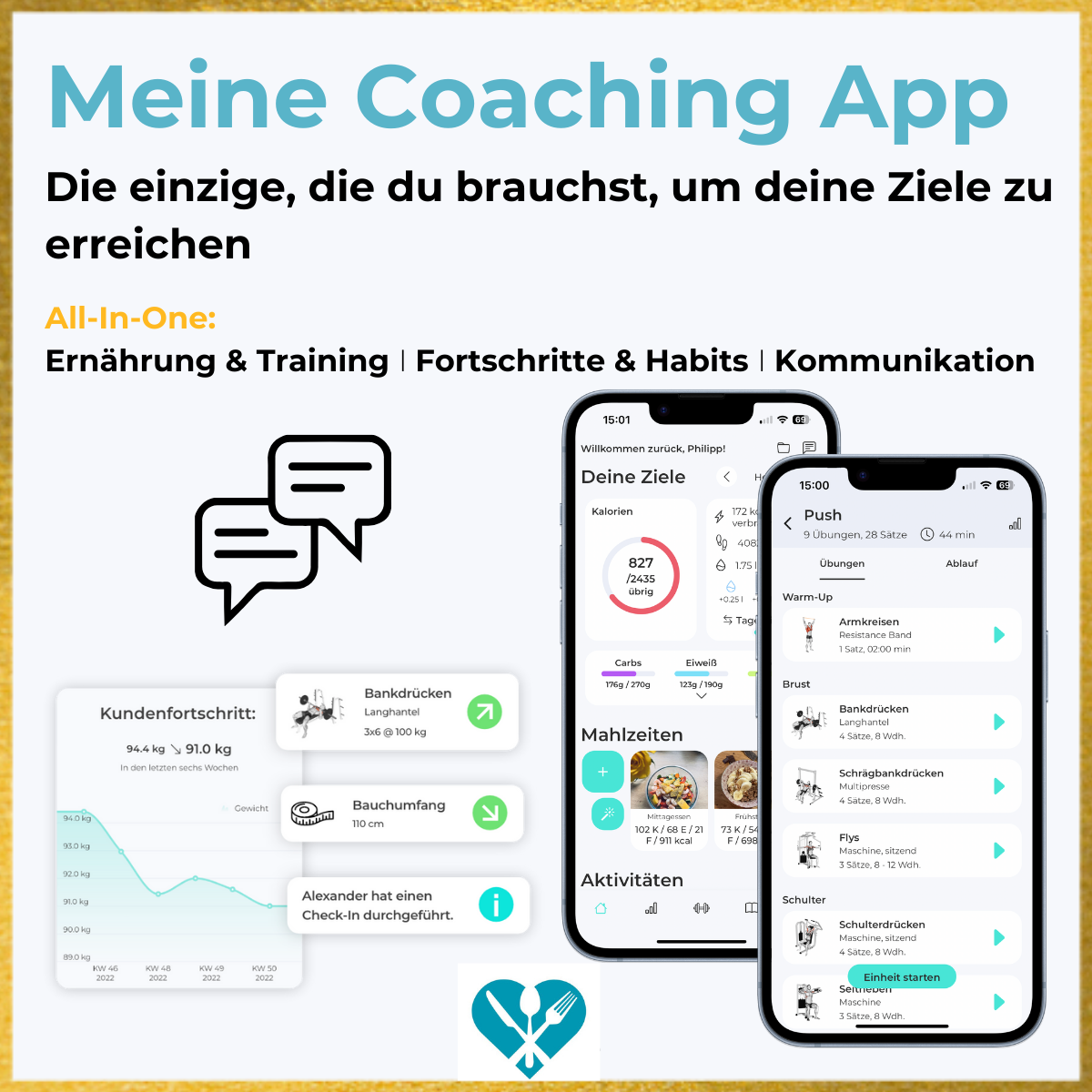alt="Ernährungscoaching App zur Unterstützung der Ernährungsberatung in Bergkamen"